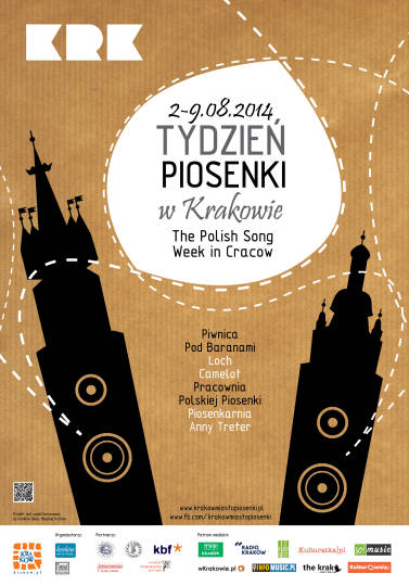 Tydzień Polskiej Piosenki w Krakowie plakat