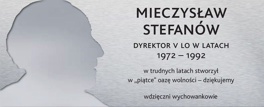 Mieczysław Stefanów - projekt tablicy