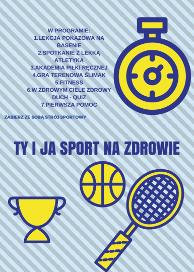 festiwal sportu plakat 2