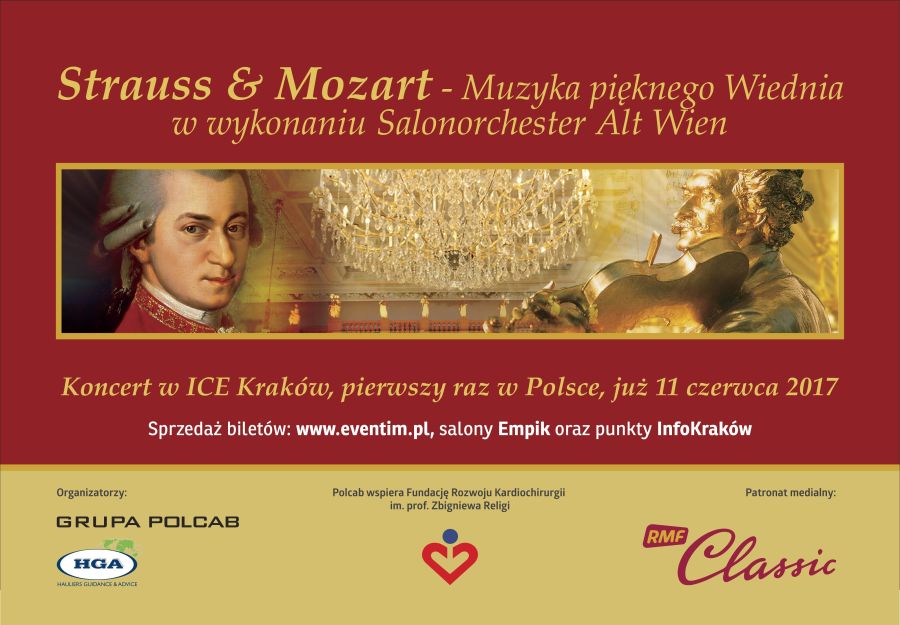 Salonorchester Alt Wien, koncert, plakat
