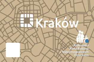 karta. Fot. Kraków Bez Barier