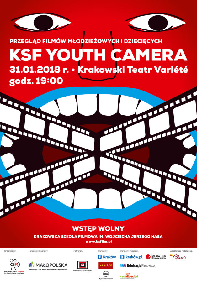filmy, kino, dzieci, młodzież, KSF Youth Camera