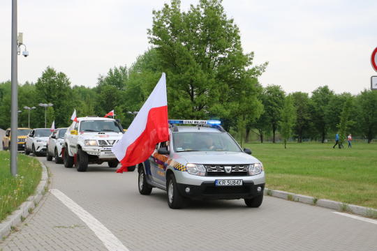 Dzień Flagi Rzeczypospolitej Polskiej z udziałem straży miejskiej