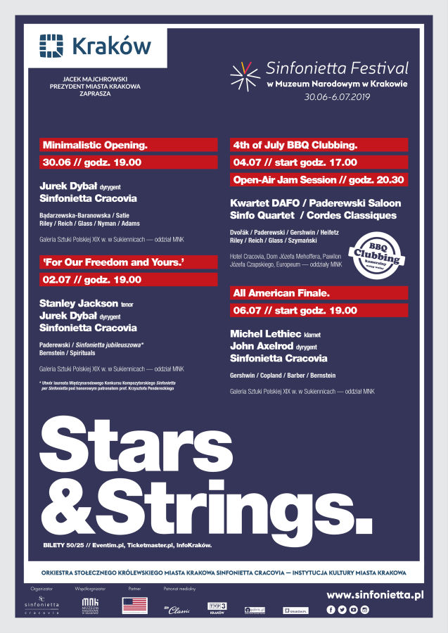 Plakat informacyjny V Festiwalu Sinfonietty 