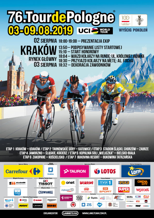 76. Tour de Pologne aktualny plakat