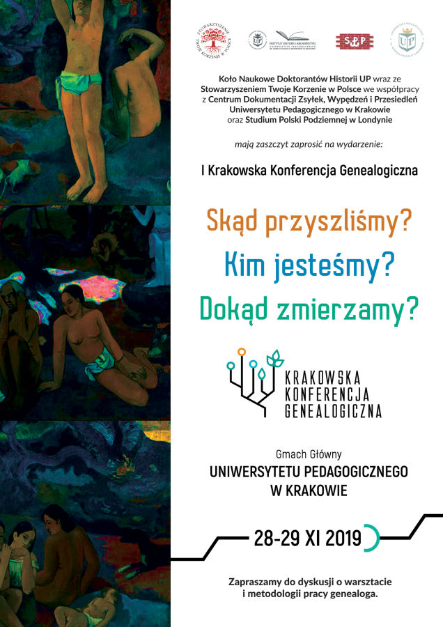 I Krakowska Konferencja Genealogiczna plakat