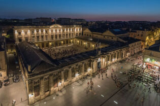Pałac Rohan - z góry. Fot. Urząd Miasta Bordeaux