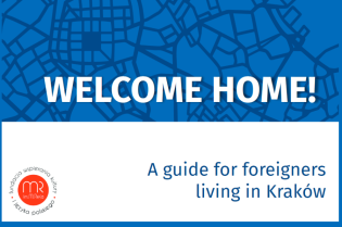 Pakiet powitalny dla obcokrajowców w Krakowie - fragment strony tytułowej dokumentu