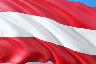 Flagge der Republik Österreich 