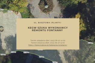 Kto wyremontuje fontannę przy ul. Basztowej?