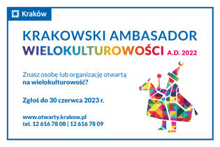 Logo konkursu na ambasadora wielokulturowości 