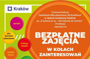 Spółdzielnia „Na Kozłówce” organizuje kolejne bezpłatne zajęcia Spółdzielnia „Na Kozłówce” organizuje kolejne bezpłatne zajęcia