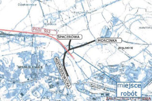 Budowa S52: ruch wahadłowy na ul. Morcinka