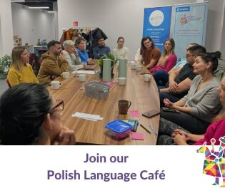 Polish Language Cafe w Centrum Wielokulturowym w Krakowie. Fot. Centrum Wielokulturowe w Krakowie