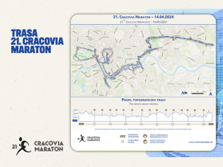 Poznaj trasę 21. Cracovia Maratonu. Fot. materiały prasowe