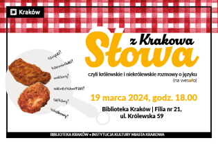 „Słowa z Krakowa”, czyli rozmowy o języku w Bibliotece Kraków. Fot. materiały prasowe