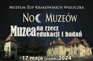 Noc Muzeów 2024 Plakat. Fot. Kraków Dla Seniora