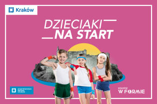 Dzieciaki na start!. Fot. Zarząd Infrastruktury Sportowej w Krakowie