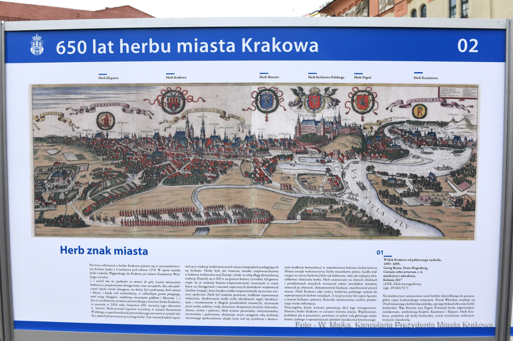 dsc_0038 — kopia04.jpg-„650 lat herbu miasta Krakowa”,  Autor: W. Majka