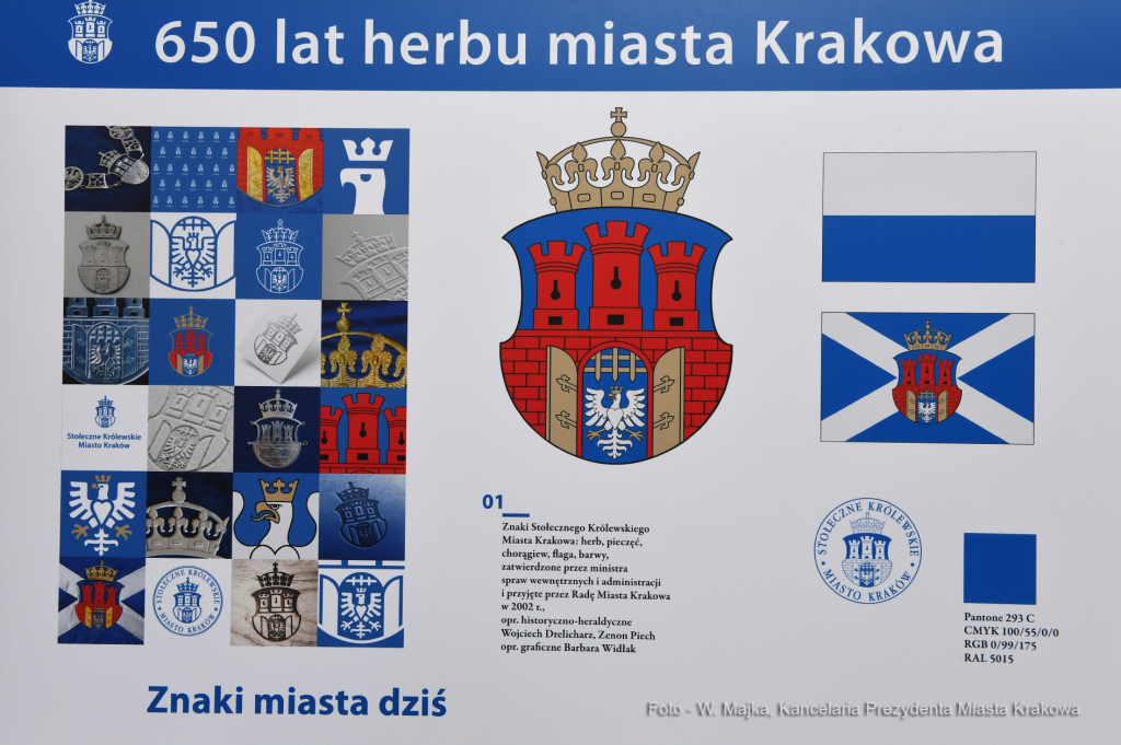 dsc_0163 — kopia17.jpg-„650 lat herbu miasta Krakowa”,  Autor: W. Majka