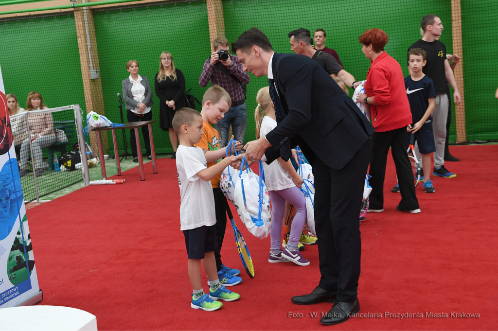 dsc_249613.jpg-Finał Dziecięcego Turnieju Tenisa o puchar Prezydenta Miasta Krakowa  Autor: W. Majka