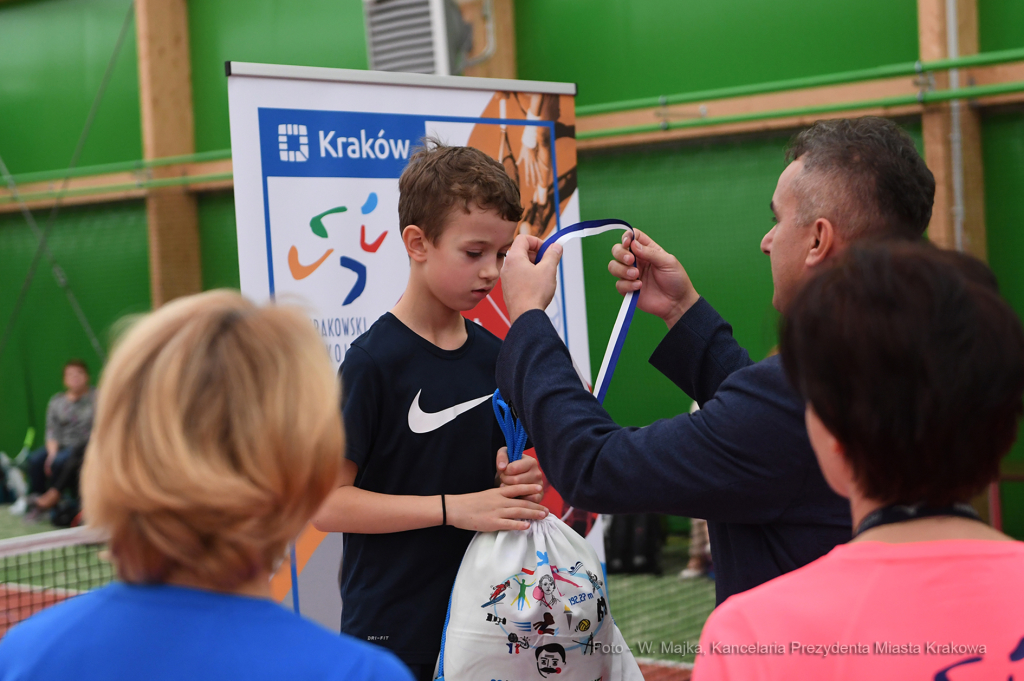 dsc_250314.jpg-Finał Dziecięcego Turnieju Tenisa o puchar Prezydenta Miasta Krakowa  Autor: W. Majka