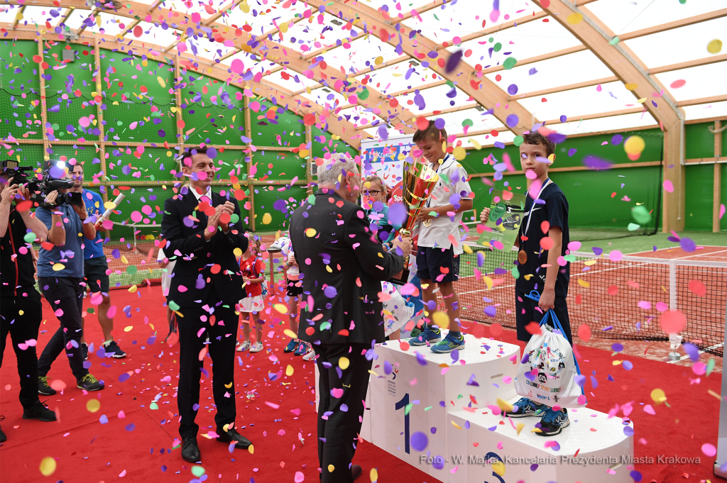 dsc_253017.jpg-Finał Dziecięcego Turnieju Tenisa o puchar Prezydenta Miasta Krakowa  Autor: W. Majka