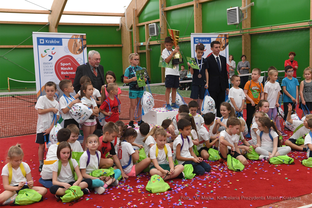 dsc_256020.jpg-Finał Dziecięcego Turnieju Tenisa o puchar Prezydenta Miasta Krakowa  Autor: W. Majka