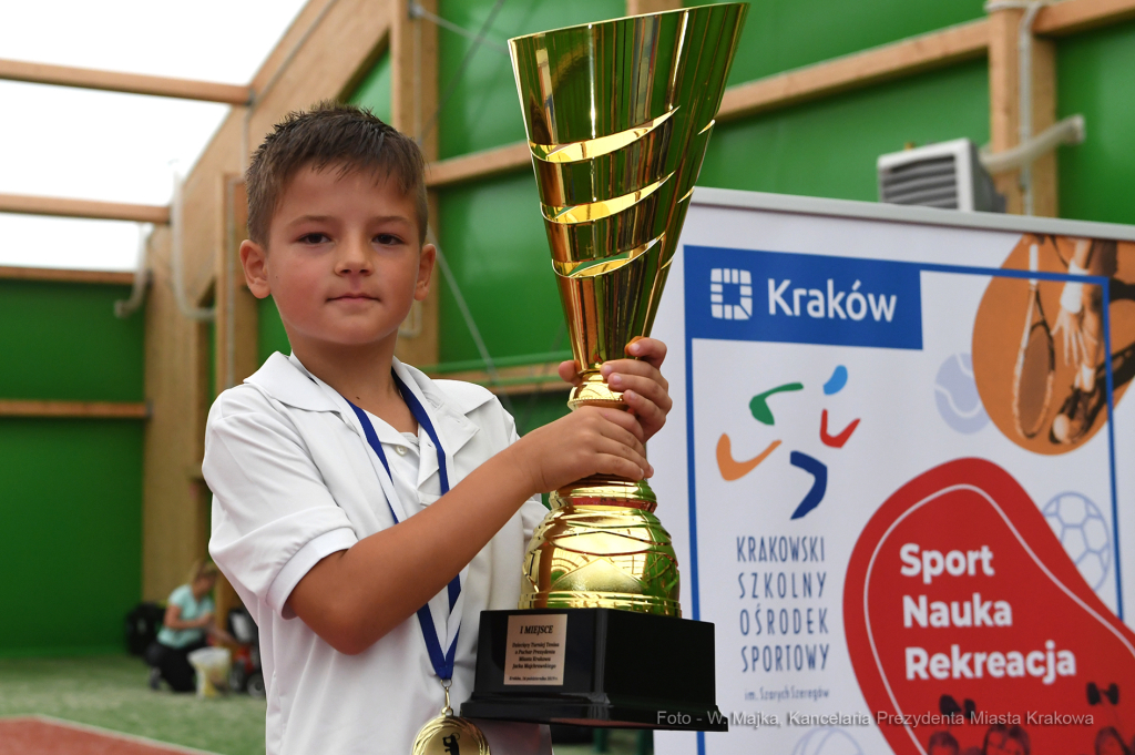 dsc_256621.jpg-Finał Dziecięcego Turnieju Tenisa o puchar Prezydenta Miasta Krakowa  Autor: W. Majka