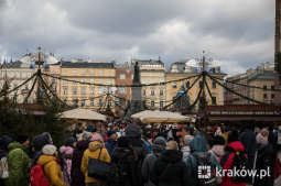jg1_191130_krpl_7812.jpg-Otwarcie targów Bożonarodzeniowych 2019 na Rynku Głównym w Krakowie