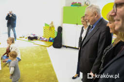 bs_200124_9898.jpg-Prezydent Jacek Majchrowski z wizytą w nowym żłobku przy ul. Bunscha 12