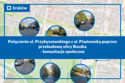 Logo: Połączenie ul. Przybyszewskiego z ul. Piastowską poprzez przebudowę ulicy Buszka - konsultacje społeczne