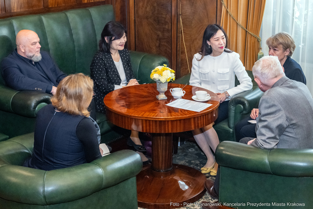 Sharon S. N. Wu, Tajpej, spotkanie, Tajwan, Majchrowski, Ambasador  Autor: P. Wojnarowski