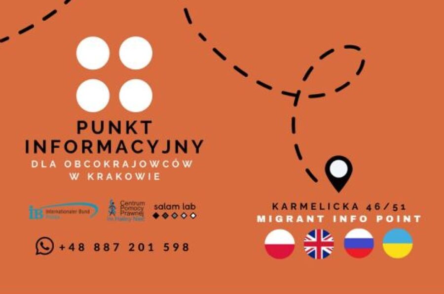 Punkt Informacyjny dla Obcokrajowców. Fot. Punkt Informacyjny dla Obcokrajowców w Krakowie