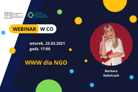 Webinar w CO: WWW dla NGO