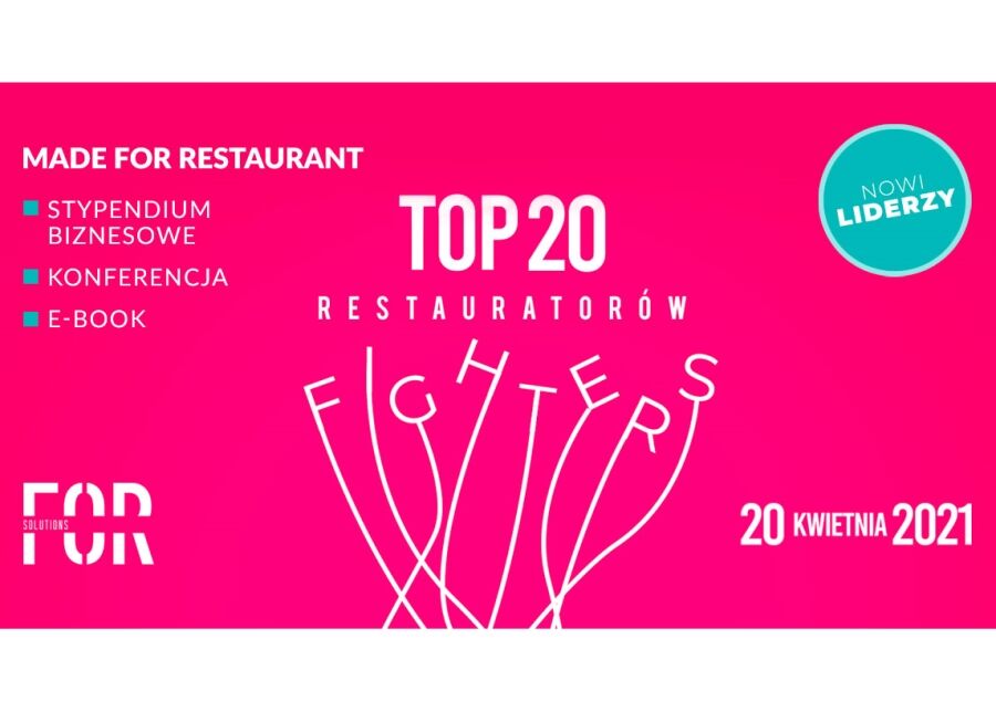 Top 20 restauratorów na wirtualnej scenie konferencji Made for Restaurant 2021