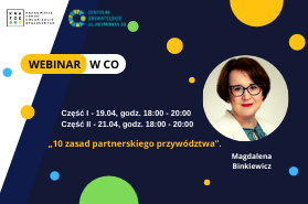 Webinar w CO: 10 zasad partnerskiego przywództwa