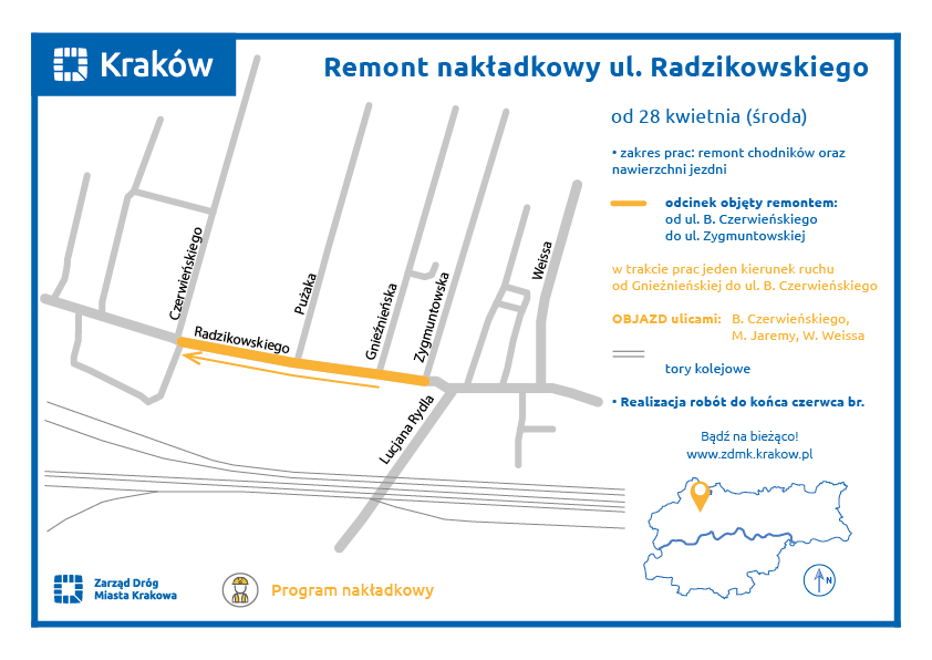 Fot. Zarząd Dróg Miasta Krakowa