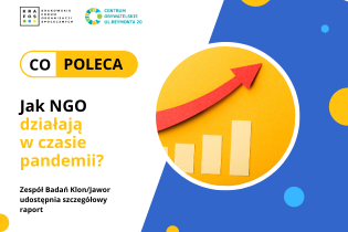 Raport Klon/Jawor o kondycji organizacji pozarządowych w dobie pandemii