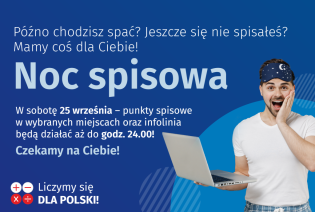Akcja spisowa w Krakowie... także nocą