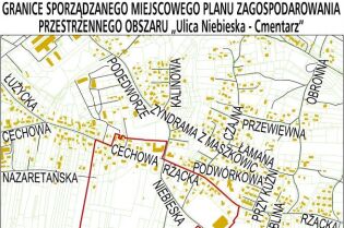 Powstaje plan dla obszaru „Ulica Niebieska – Cmentarz