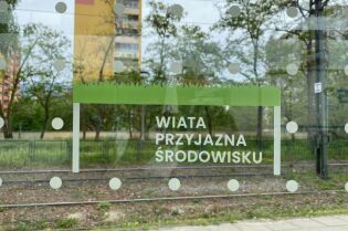 Ekologiczne wiaty na ul. Wielickiej