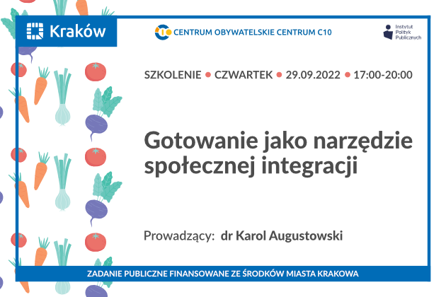 Gotowanie jako narzędzie społecznej integracji - bezpłatne szkolenie online
