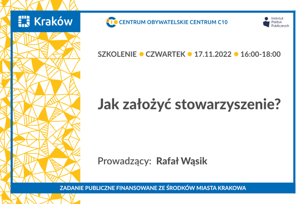 Jak założyć stowarzyszenie. Bezpłatne szkolenie online