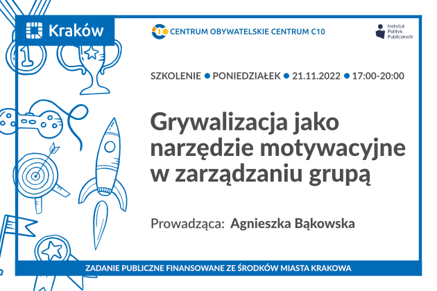 Grywalizacja jako narzędzie motywacyjne w zarządzaniu grupą - bezpłatne szkolenie online