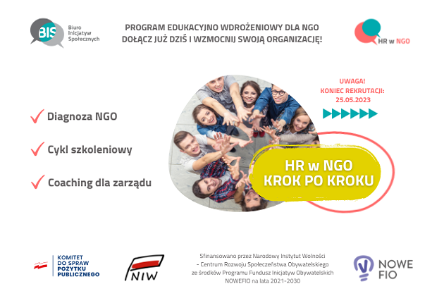 HR w NGO krok po kroku