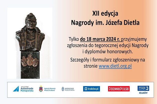 Grafika przedstawia statuetki z popiersiem Józefa Dietla