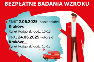 Zadbaj o wzrok, skorzystaj z bezpłatnych badań OptoBus 2025