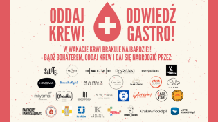 Krakowskie lokale gastronomiczne wspierają krwiodawstwo