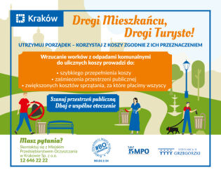 Pomagaj utrzymać porządek – korzystaj z koszy ulicznych zgodnie z ich przeznaczeniem